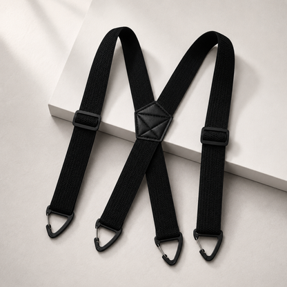 GripSuspenders™ | Brede, justerbare og slitesterke seler med kraftige krokfester – til arbeid og fritid
