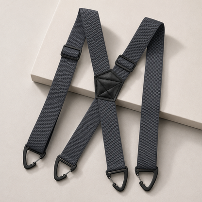 GripSuspenders™ | Brede, justerbare og slitesterke seler med kraftige krokfester – til arbeid og fritid