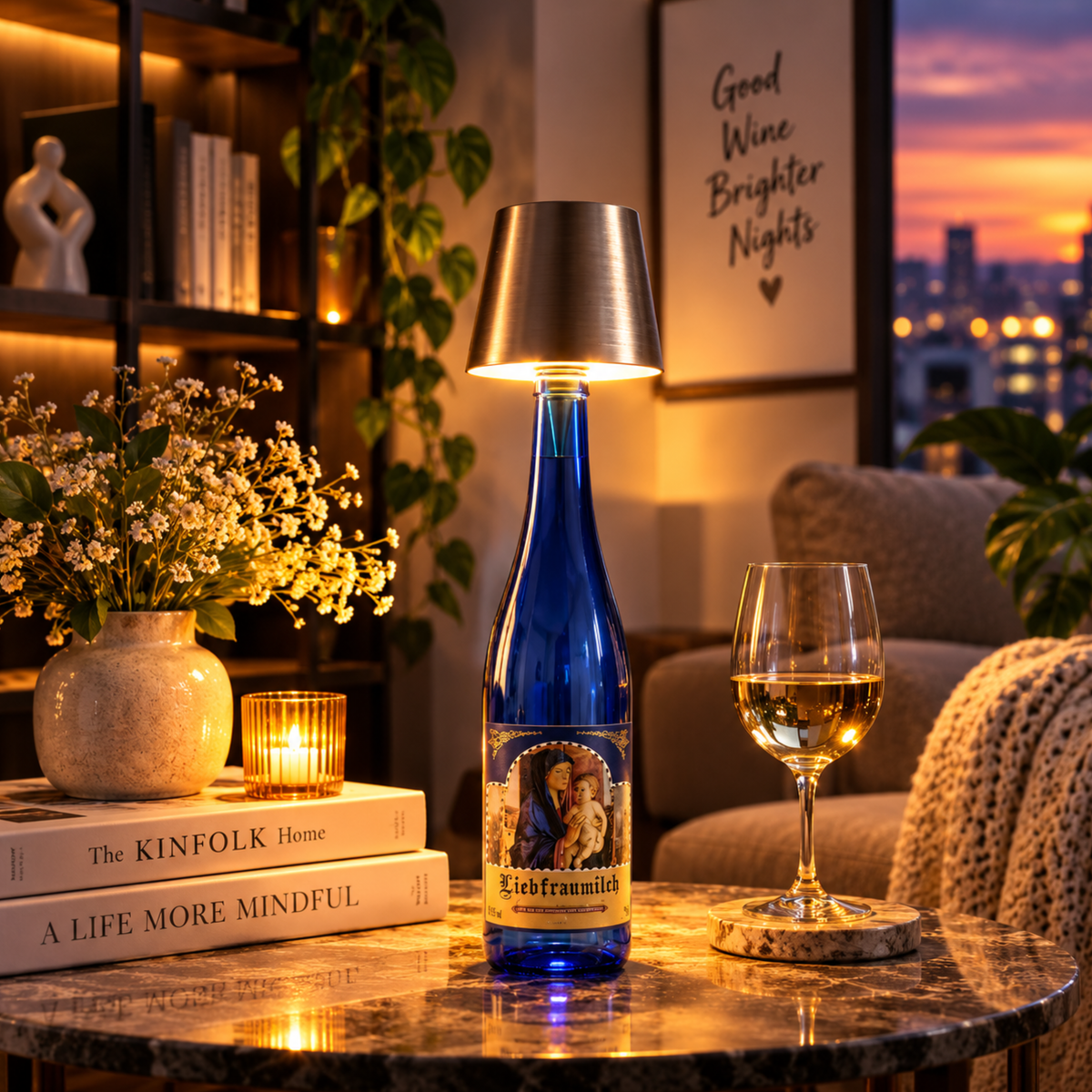 BottleBeam™ | Gjør favorittflasken din om til en stemningsfull lampe