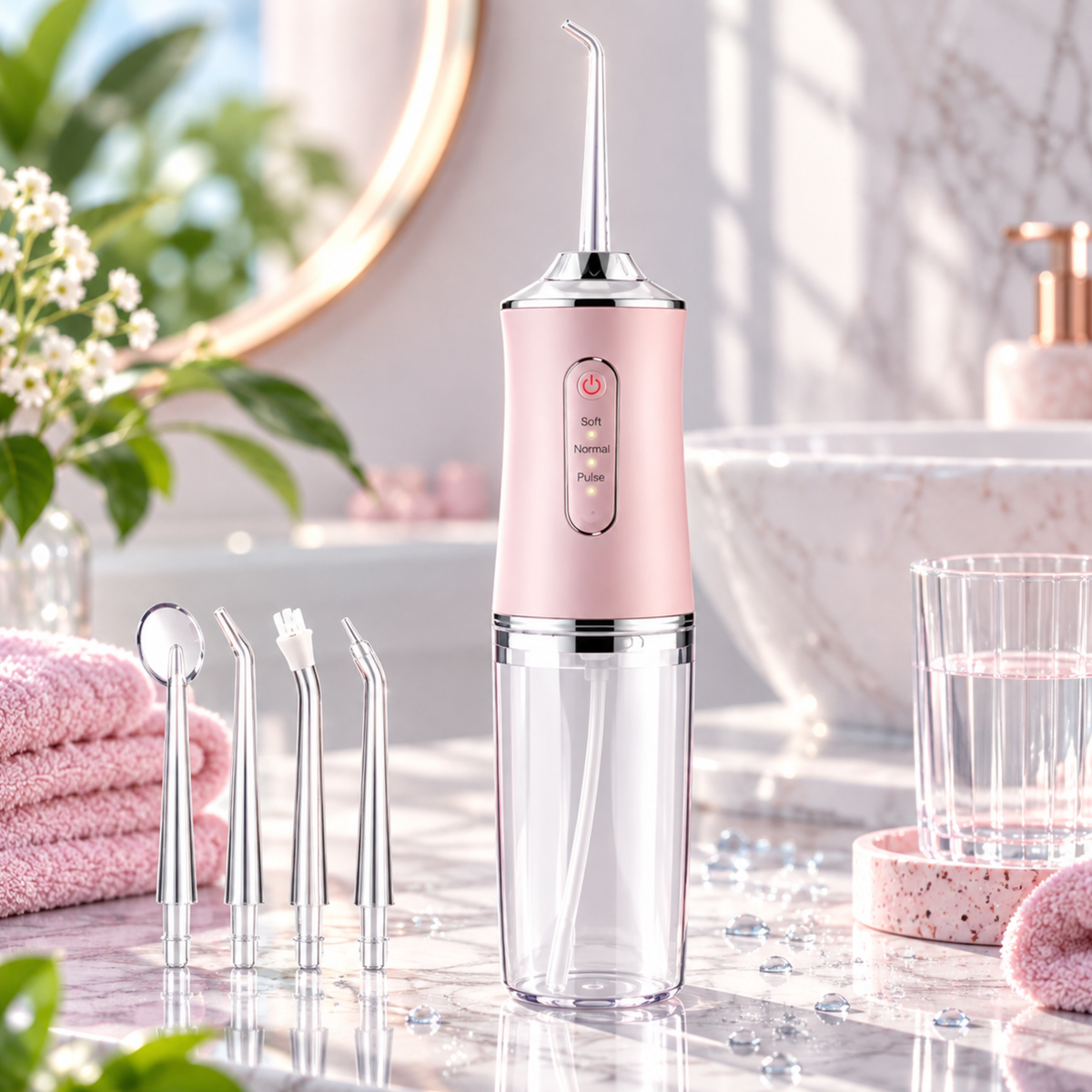 AquaFloss™ | Renere mellom tennene – uten styret med tanntråd