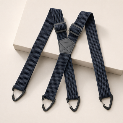 GripSuspenders™ | Brede, justerbare og slitesterke seler med kraftige krokfester – til arbeid og fritid