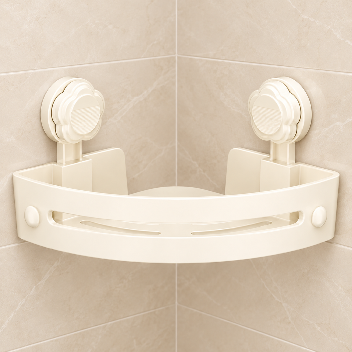 TwistLock Shelf™ | Få flaskene bort fra dusjgulvet – uten boring
