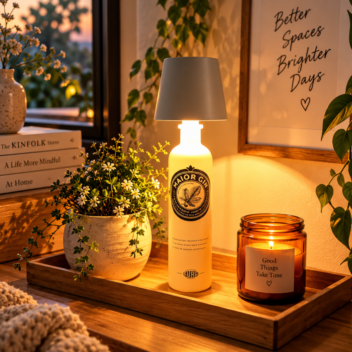 BottleBeam™ | Gjør favorittflasken din om til en stemningsfull lampe