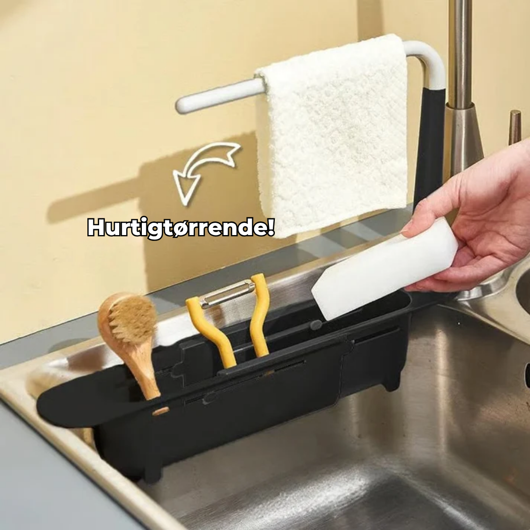 SinkSnap™ | Uttrekkbar vaskehylle for smart oppbevaring