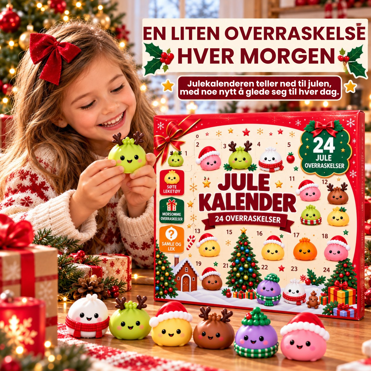 JuleDumplings™ | 24 dager. 24 myke overraskelser. Én ekstra koselig nedtelling til jul