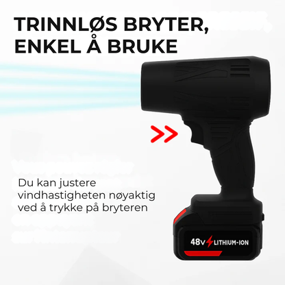 StormAir™ | Trådløs løvblåser for rask rengjøring av blader, smuss, støv og daglig avfall