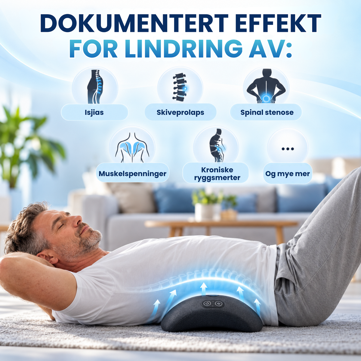 RyggFlyt | Lindrer følelsen av stiv nakke med avslappende massasje og varme
