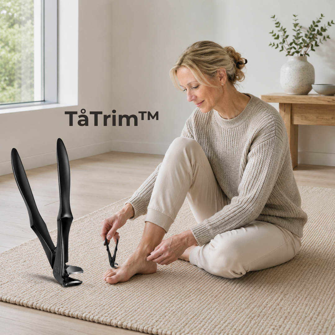 TåTrim™ | Ergonomisk buet negleklipper – for tykke negler, inngrodde negler og enkel klipping