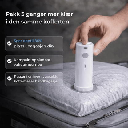 VacuPack™ | Pakk smartere og få plass til mye mer