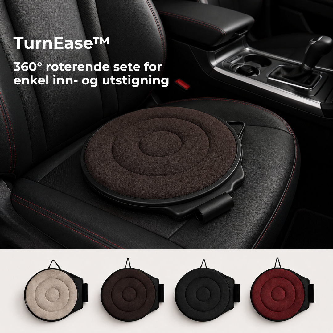 TurnEase™ | 360° Dreiepute for Enklere Inn- og Utstigning
