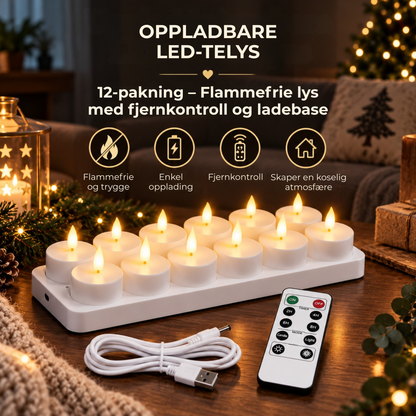 LED Telys™ | Koselig lys uten åpen flamme