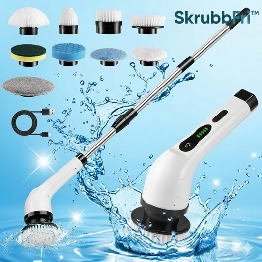 SkrubbFri™ | 9-i-1 Elektrisk rengjøringsbørste