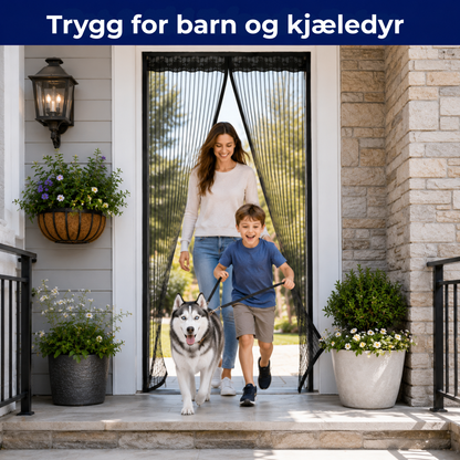 MagnetMesh™ | Sommergardin med magnetisk myggnett