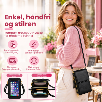 Skinnveske med Tyverisikring™ | Slipp å lete – ha mobil, kort og nøkler rett for hånden