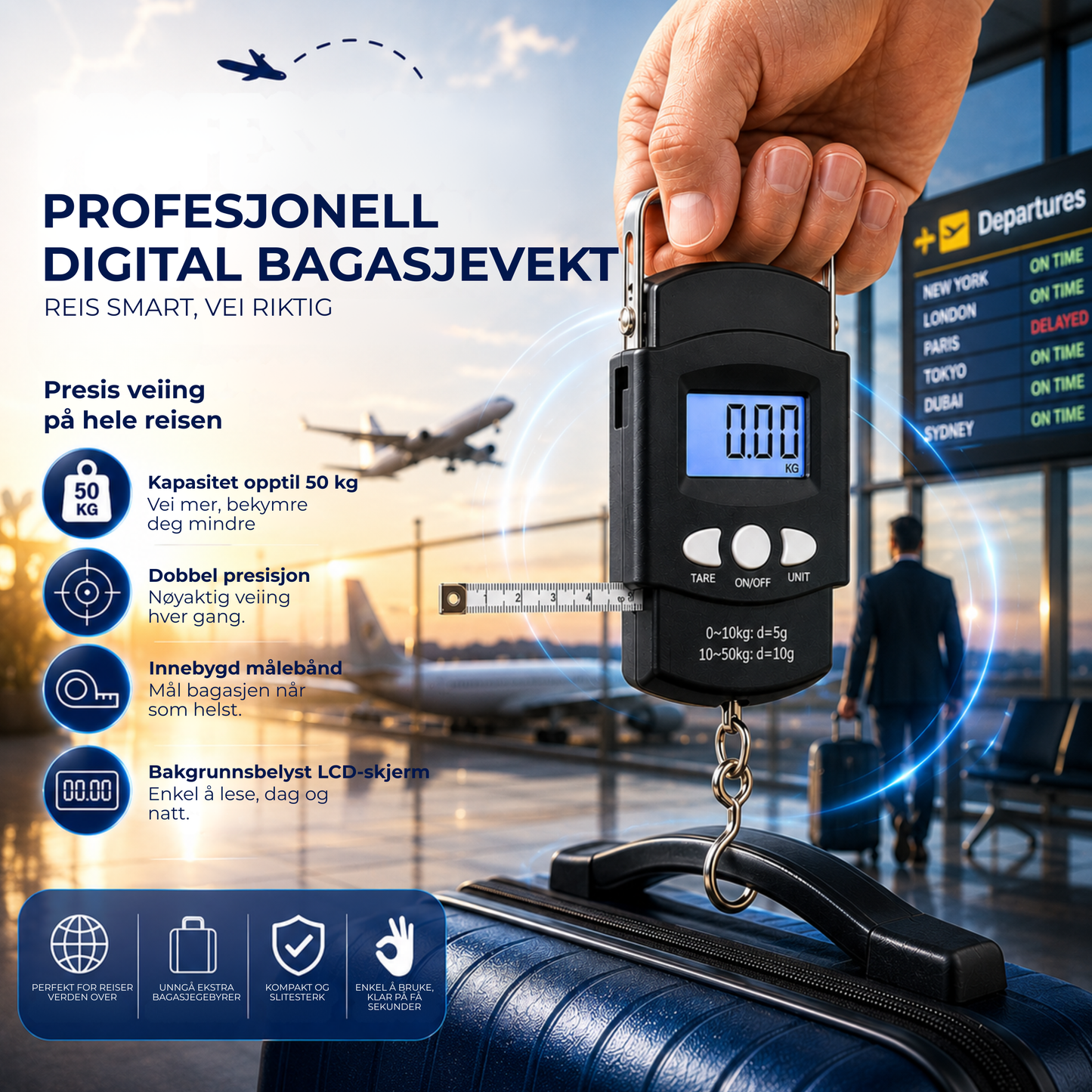 WeighGo™ | Bærbar elektronisk hengevekt