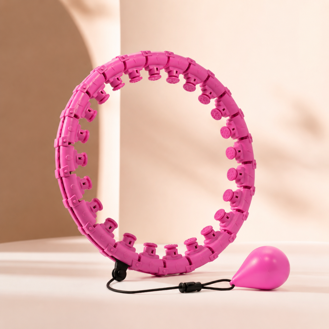 MidjeBane™ | Justerbar Smart Hulahopring for Hjemmetrening