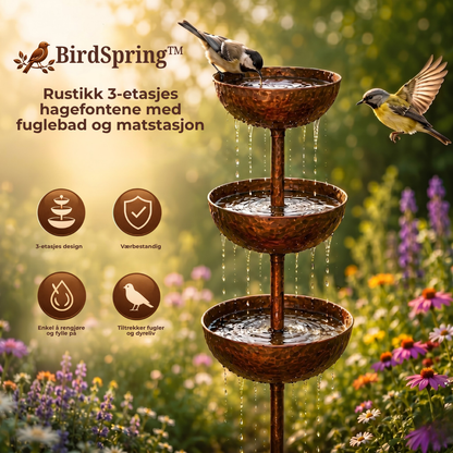 BirdSpring™ | En ryddig hage er hyggelig, en levende hage er enda bedre