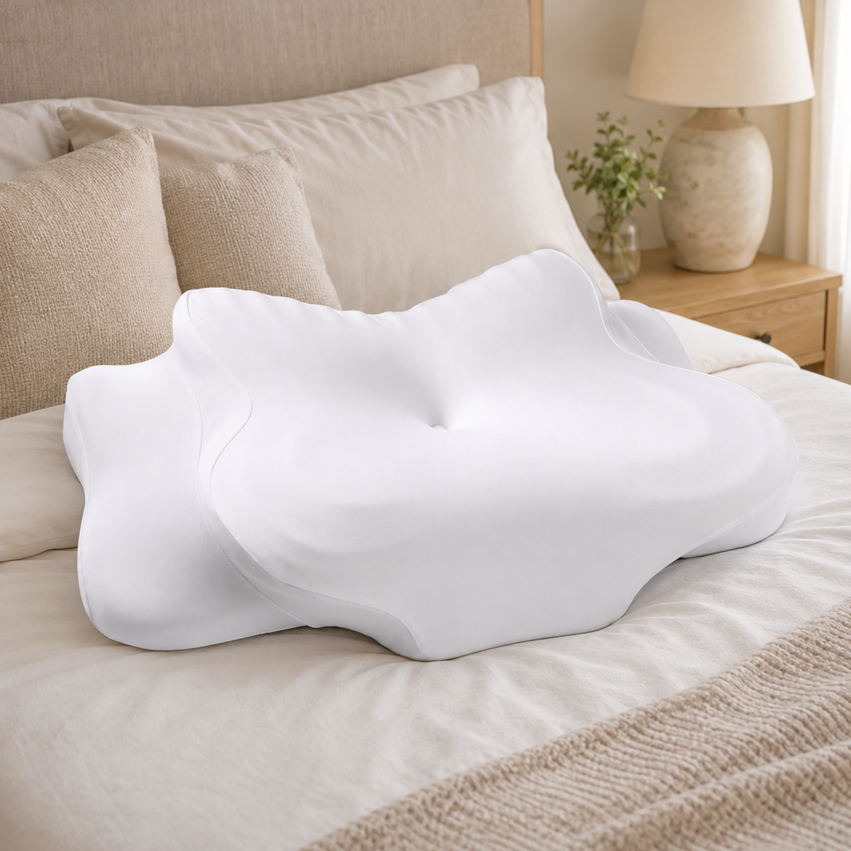 Somnora™ | Ergonomisk Pute for Bedre Nakkestøtte