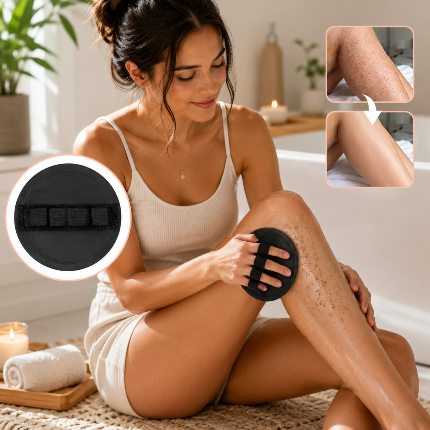 GlowGlove™ | Glattere hud uten hard skrubbing