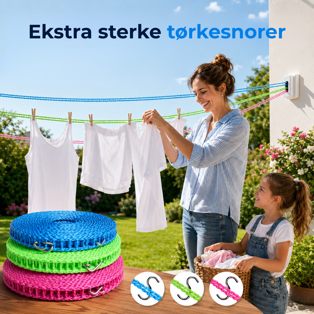 KlesGrep™ | Vindtett og sklisikker klessnor