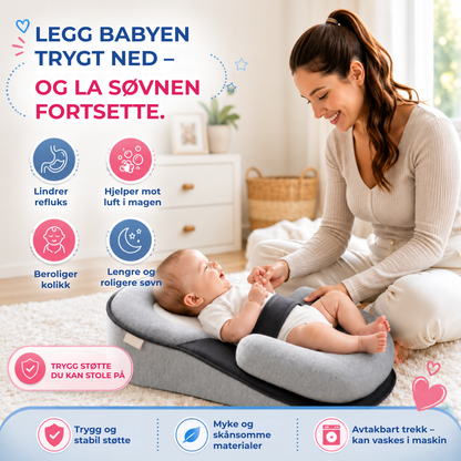 BabySkråpute™ | Komfortabel støtte etter mating