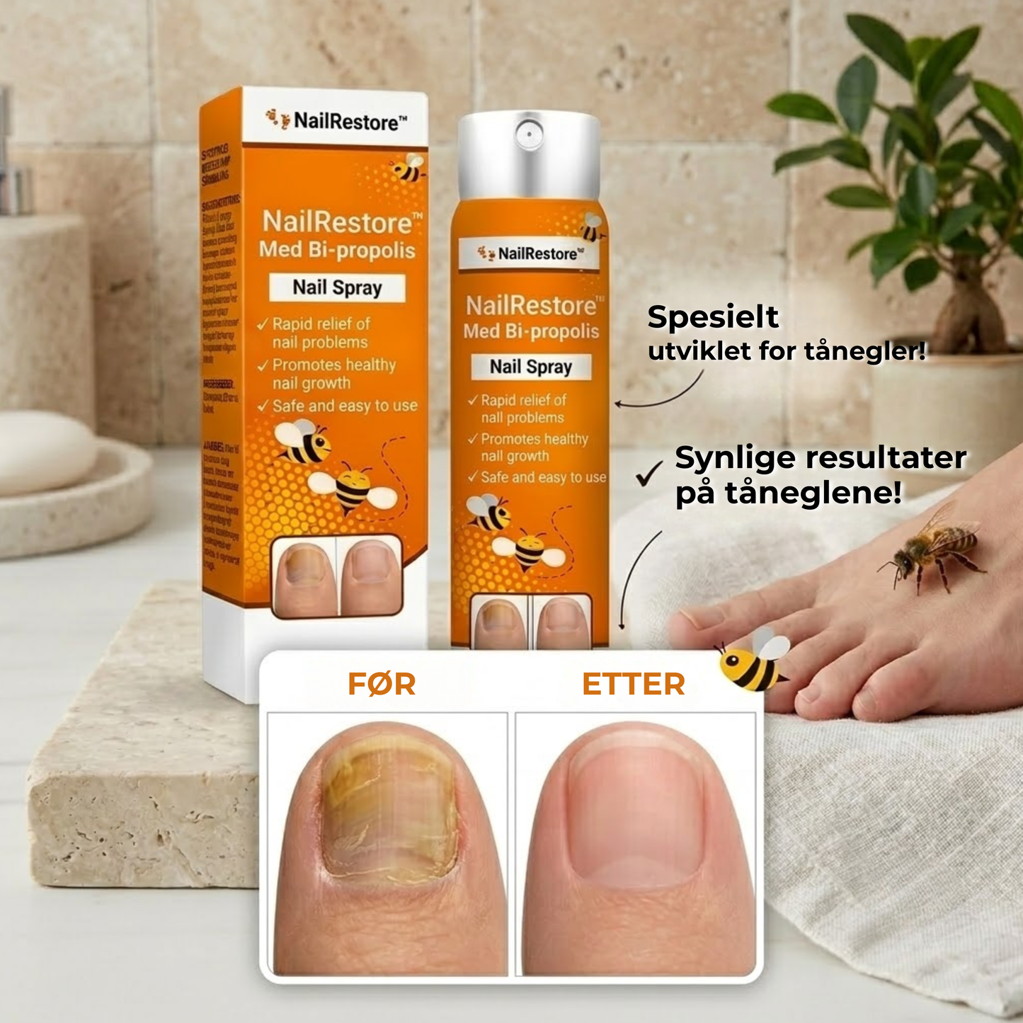 NailRestore™ | Bli kvitt neglesopp. Få tilbake sunne og sterke negler.