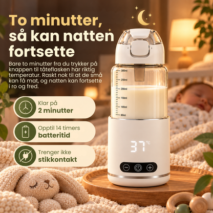 FlaskeRedder | Varm melk og vann enkelt, også på farten