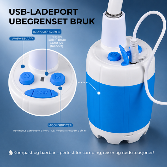 AquaFlow™ | Komplett sett med slange og munnstykker