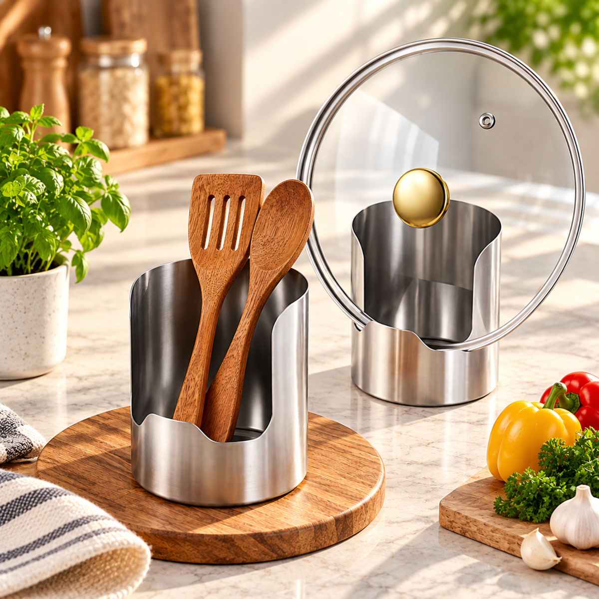 SpoonDock™ | Multifunksjonell kjøkkenholder
