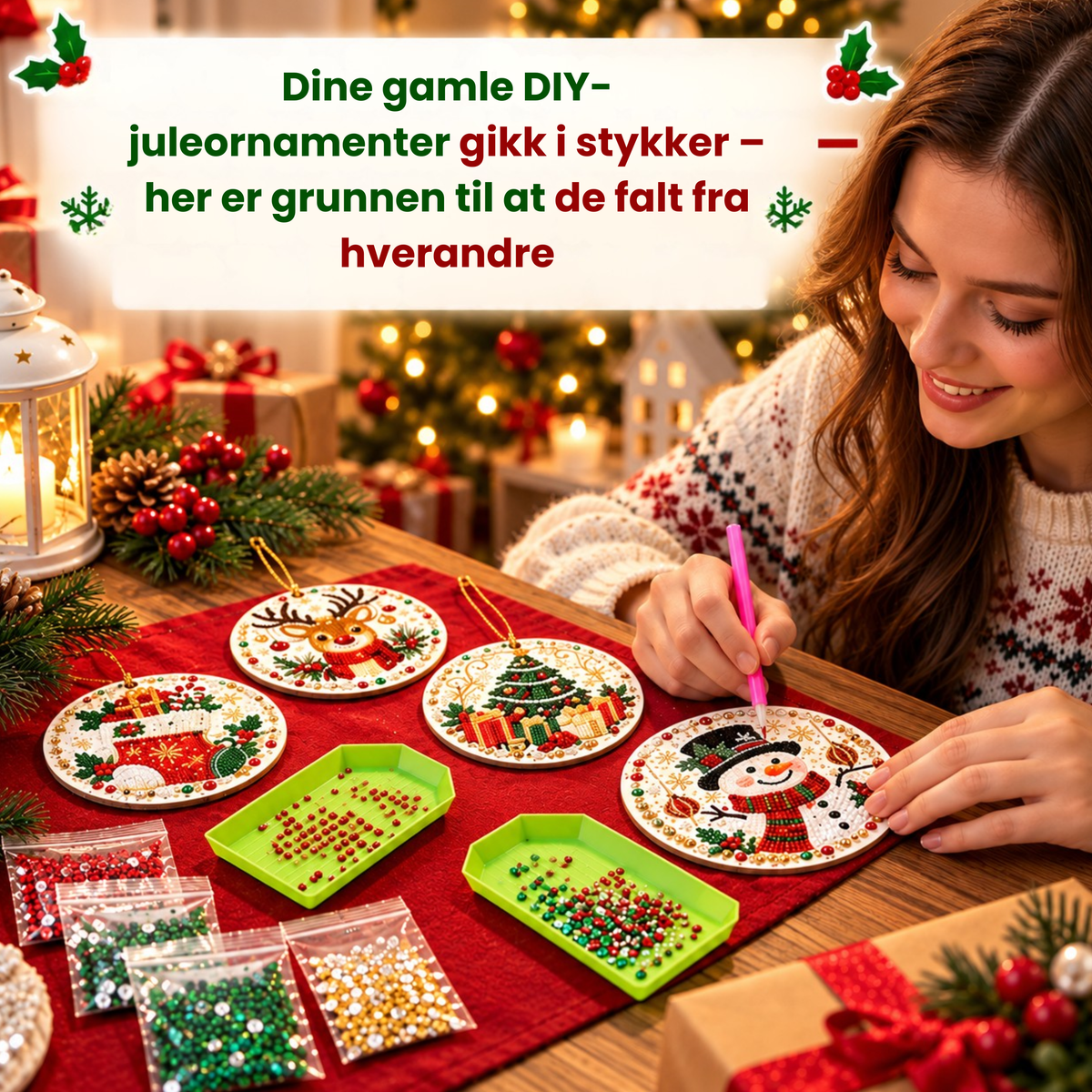 Julepynt med Diamanter™ | Lag julepynten selv – og gjør juletreet ekstra personlig