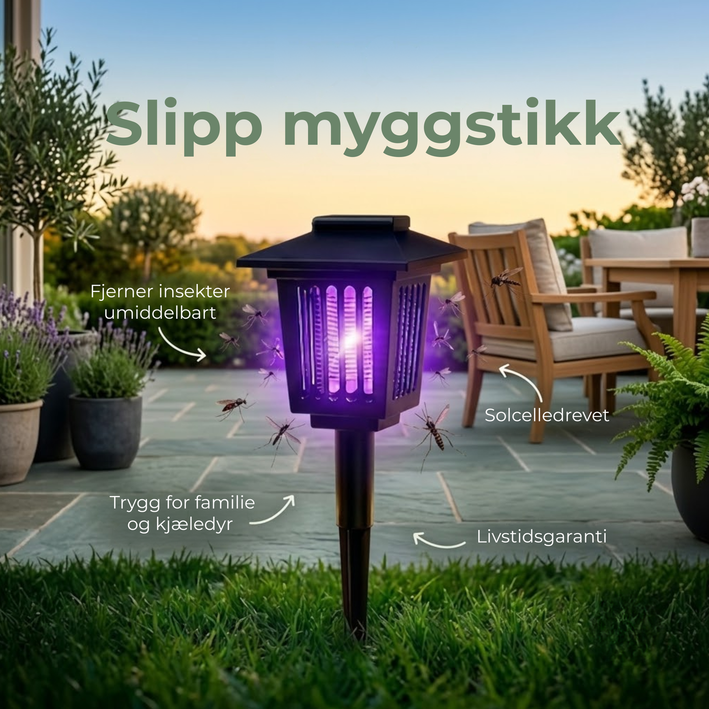 BugBeacon™ | Nyt sommerkvelden uten plagsom mygg