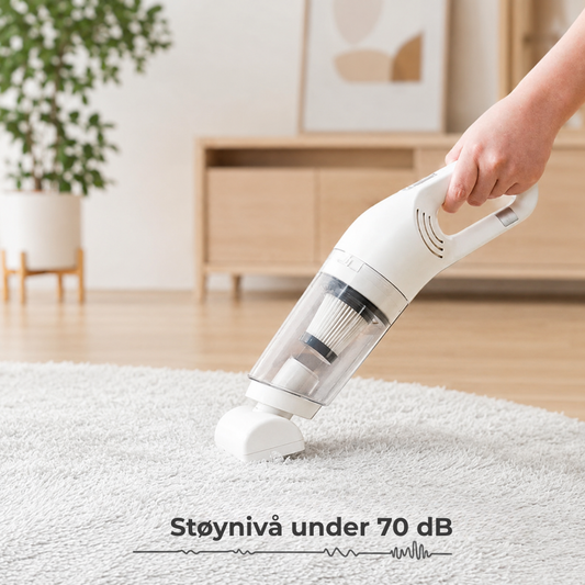 CrumbJet™ | Klar på sekunder – støv, smuler, dyrehår og bilrengjøring.