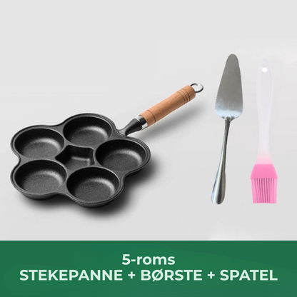 PanneRo™ | Multi-seksjon støpejern non-stick eggpanne