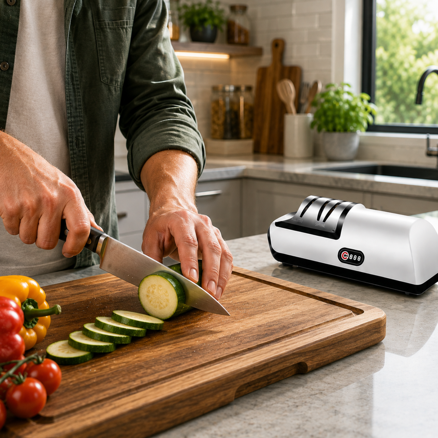 KnivGuide™ | Skarpe kniver uten slipestein