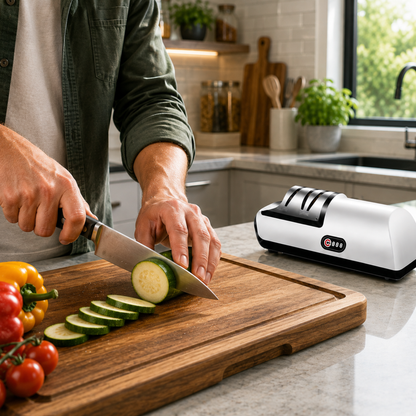 KnivGuide™ | Skarpe kniver uten slipestein
