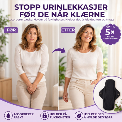 SanaPad™ | Trygg beskyttelse mot små lekkasjer