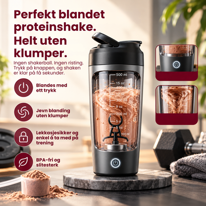 Press&Pour | Klumpfri proteinshake med ett knappetrykk