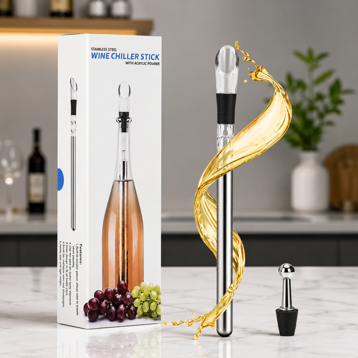 ChillPour™ | Hold vinen din på perfekt temperatur