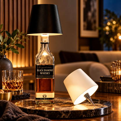 BottleBeam™ | Gjør favorittflasken din om til en stemningsfull lampe