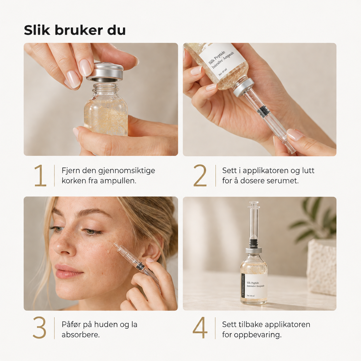 CollagenLift™ | Dyp Kollagen Peptid Serum