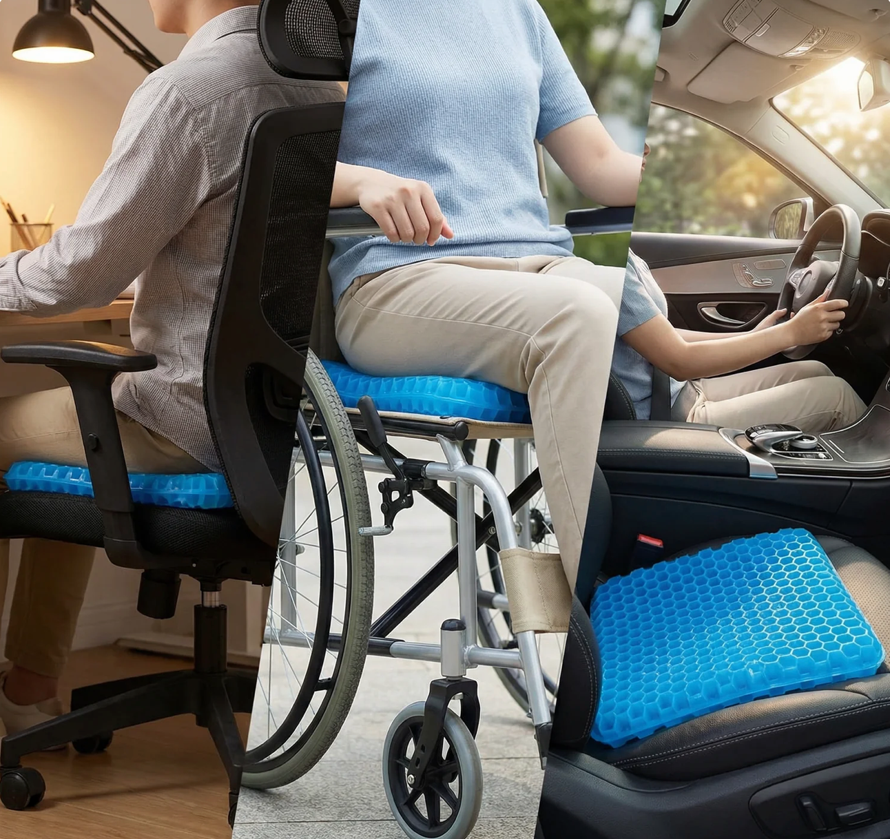 SeatRelief™ | Sitt komfortabelt i timevis uten smerte