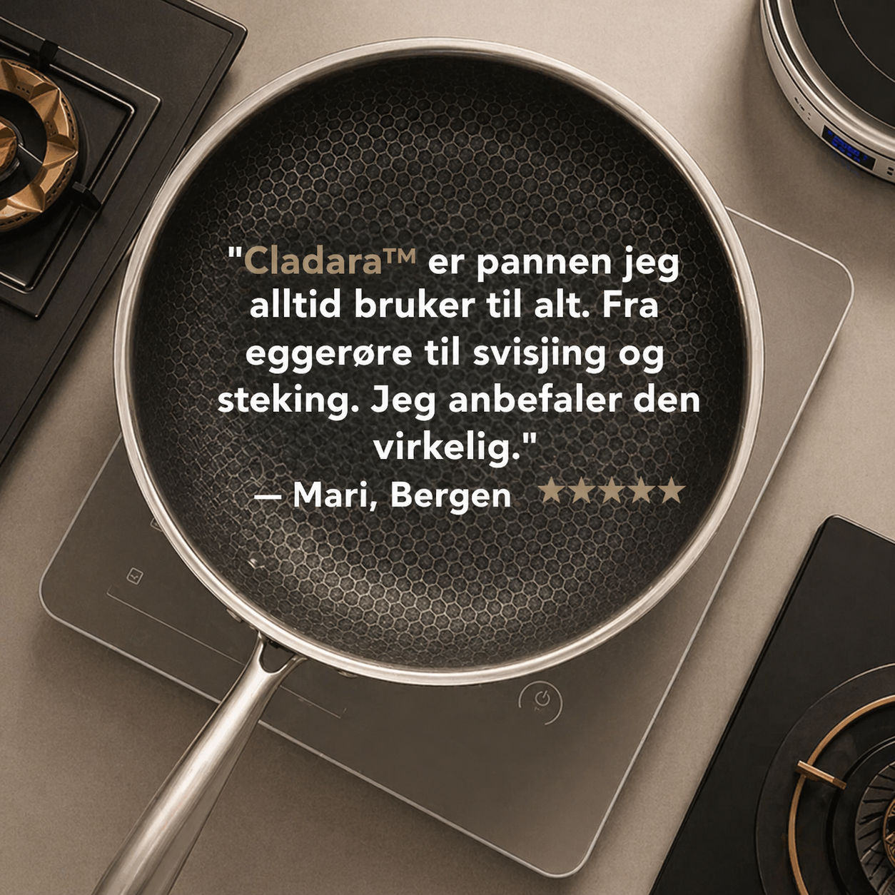 Cladara™ Hybridpanne | Pannen du faktisk bruker hver dag