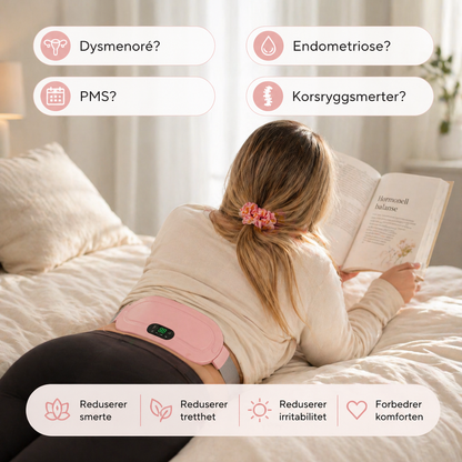MensRo™ | Varmende og masserende menstruasjonsbelte