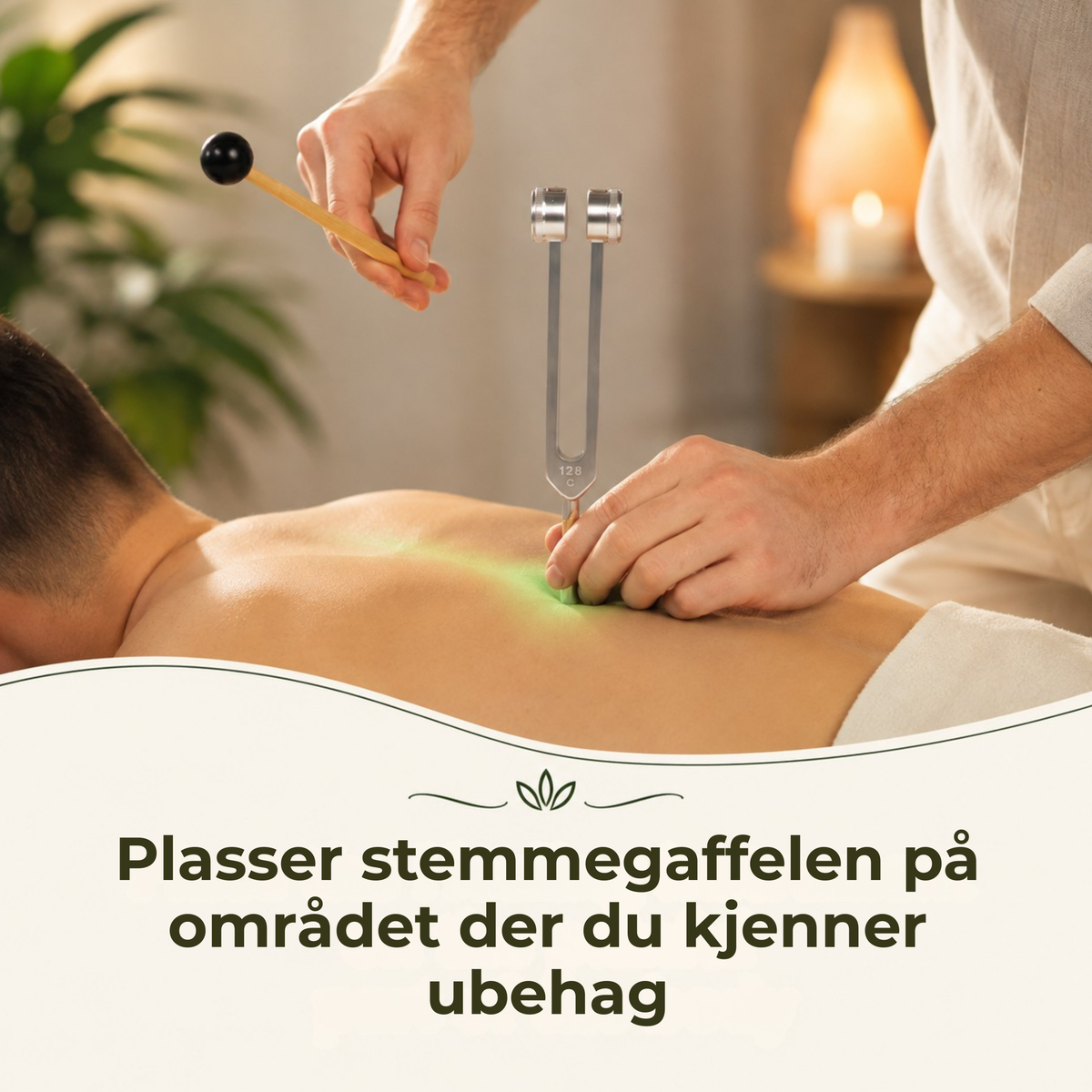 TerapiStemmegaffel 128 Hz™ | Ro og avslapning gjennom lyd og vibrasjon