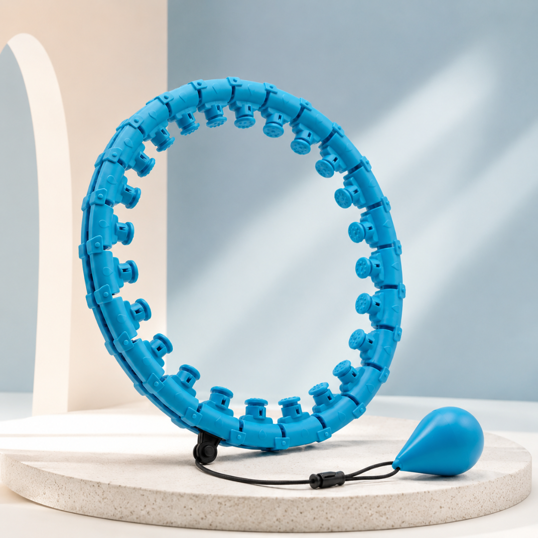MidjeBane™ | Justerbar Smart Hulahopring for Hjemmetrening