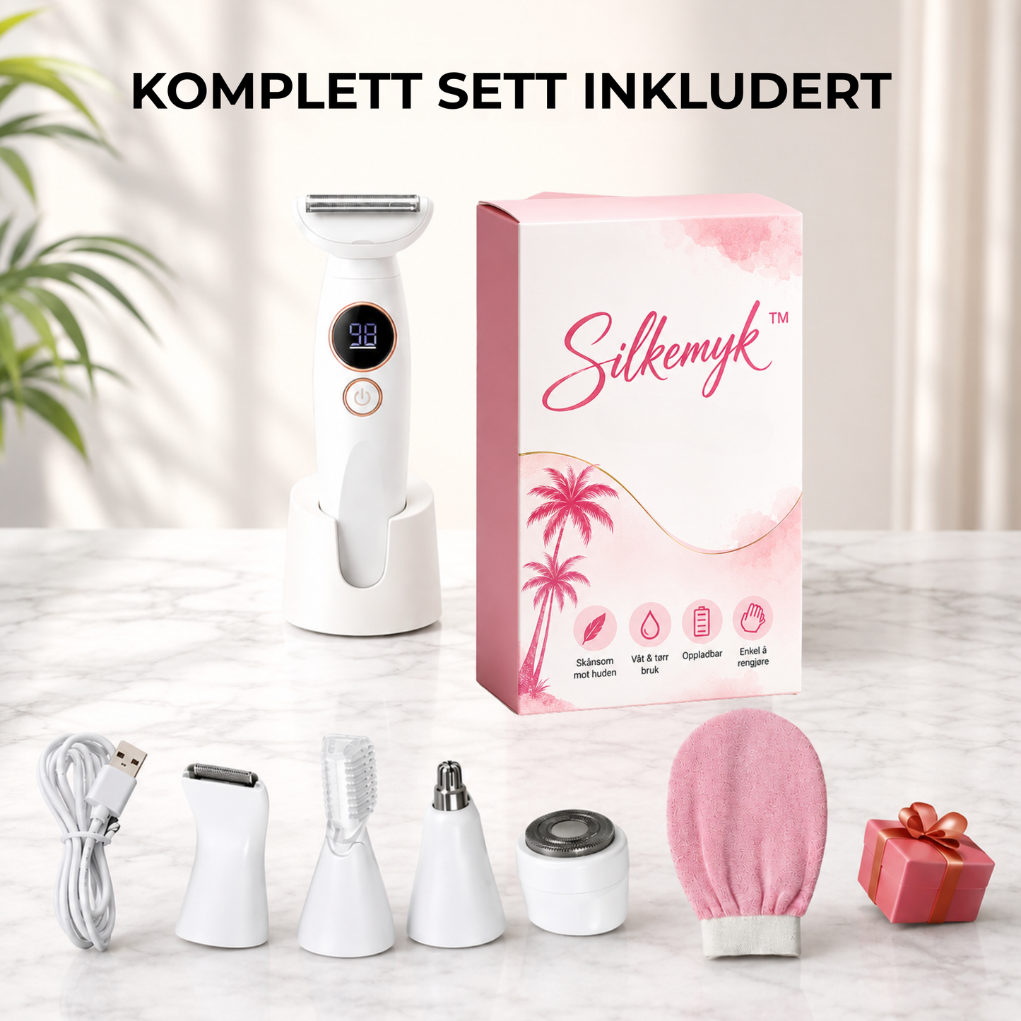 Silkemyk™ | Skånsom hårfjerning – glatt hud uten stress