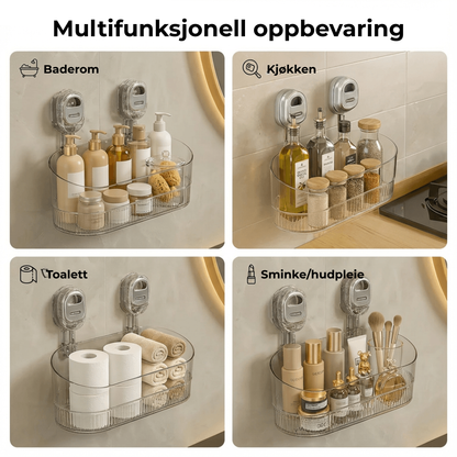 StickShelf™ | Selvklebende vegghylle uten boring for kjøkken og baderom