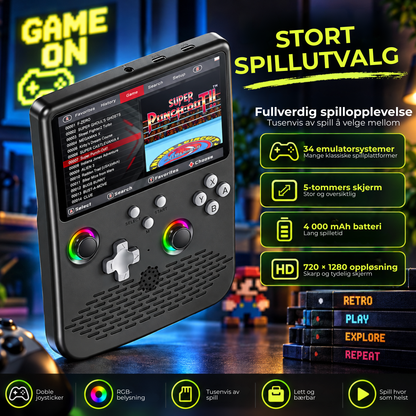 RetroPlay 5™ | Klassiske spill. Én konsoll. Spill hvor du vil