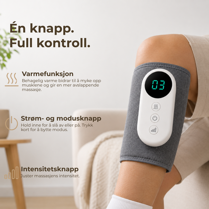 CalfEase™ | 3-i-1 terapeutisk leggmassasjeapparat