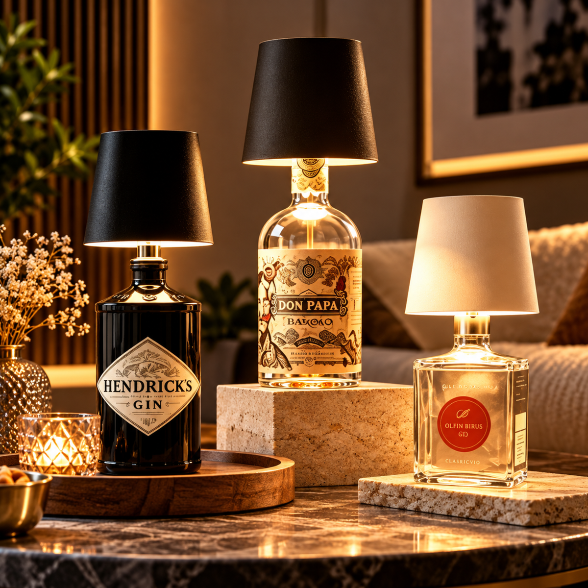 BottleBeam™ | Gjør favorittflasken din om til en stemningsfull lampe